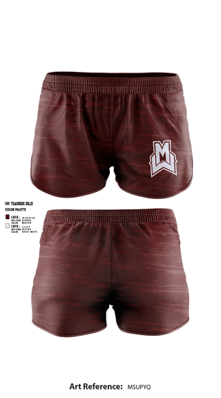 Womens Shorts, Pioneers, , Teamtime, Team time, sublimation, custom sports apparel, team uniforms, spirit wear, spiritwear, sports uniforms, custom shirts, team store, custom team store, fundraiser sports, apparel fundraiser