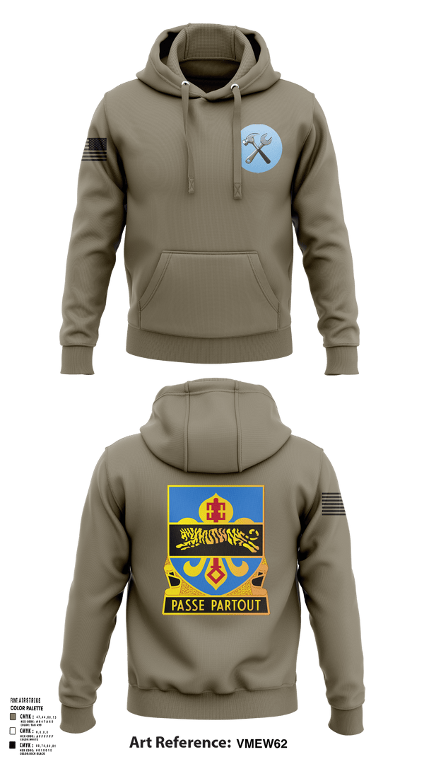 Hoodie, HHD, 415th Military Intelligence Battalion, National Guard, Teamtime, Team time, sublimation, custom sports apparel, team uniforms, spirit wear, spiritwear, sports uniforms, custom shirts, team store, custom team store, fundraiser sports, apparel fundraiser