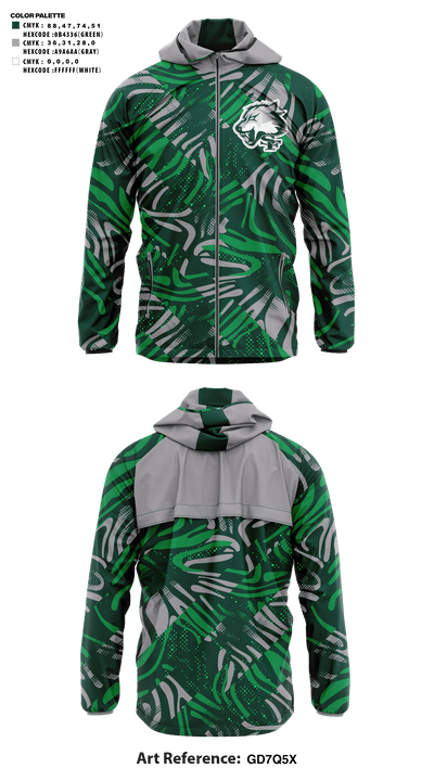 Edmond Santa Fe High School Football 10022708 Windbreaker - 41