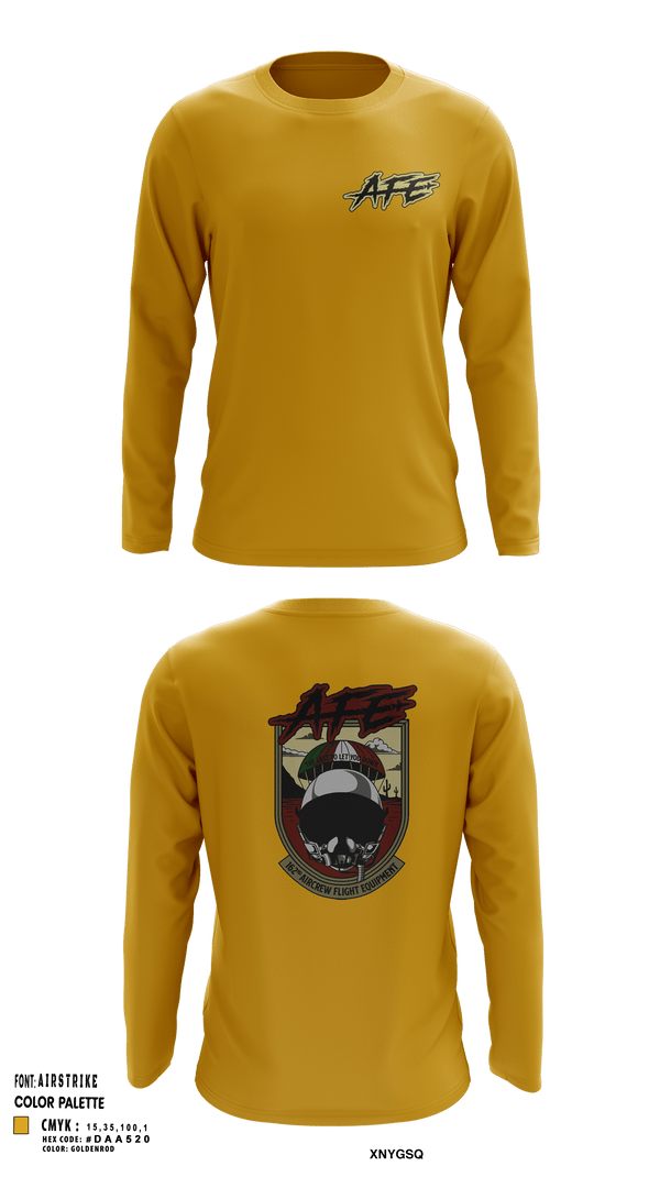 Long Sleeve Performance Shirt, 162 AFE, Air Force, Teamtime, Team time, sublimation, custom sports apparel, team uniforms, spirit wear, spiritwear, sports uniforms, custom shirts, team store, custom team store, fundraiser sports, apparel fundraiser
