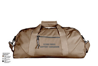 Duffle Bag, 122nd Force Support Squadron, Air Force, Teamtime, Team time, sublimation, custom sports apparel, team uniforms, spirit wear, spiritwear, sports uniforms, custom shirts, team store, custom team store, fundraiser sports, apparel fundraiser