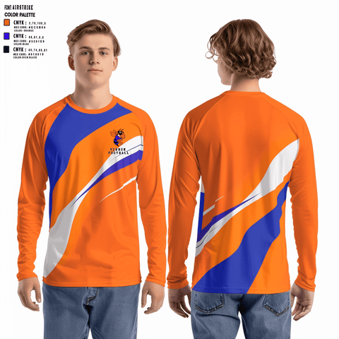 Long Sleeve Performance Shirt, Vernon Middle School Football, Football, Teamtime, Team time, sublimation, custom sports apparel, team uniforms, spirit wear, spiritwear, sports uniforms, custom shirts, team store, custom team store, fundraiser sports, apparel fundraiser