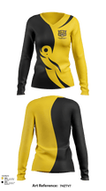 Paint Valley Middle School Band 66626679 Women's Long Sleeve V-neck Shirt - 122