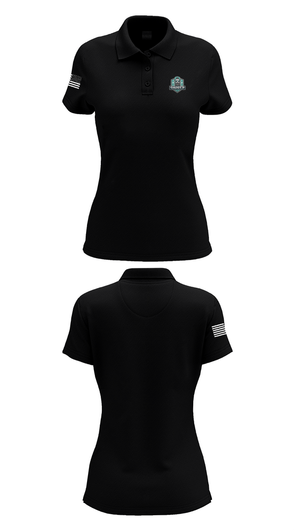 Womens Short Sleeve Performance Polo, Daddy’s Beard Company, , Teamtime, Team time, sublimation, custom sports apparel, team uniforms, spirit wear, spiritwear, sports uniforms, custom shirts, team store, custom team store, fundraiser sports, apparel fundraiser