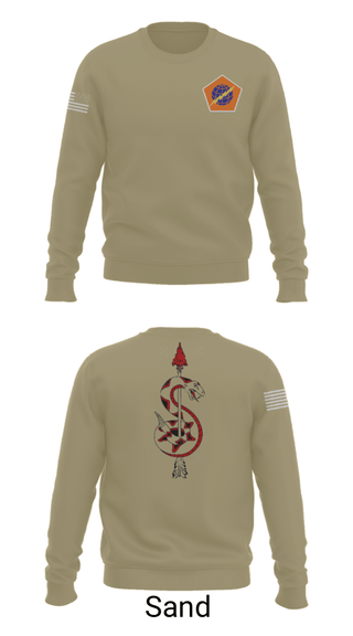 Crew Neck Sweatshirt, 98th Expeditionary Signal Battalion, Army, Teamtime, Team time, sublimation, custom sports apparel, team uniforms, spirit wear, spiritwear, sports uniforms, custom shirts, team store, custom team store, fundraiser sports, apparel fundraiser