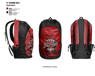 Gear Bag, North West Bergen Passaic Basketball League, Men's Basketball, Teamtime, Team time, sublimation, custom sports apparel, team uniforms, spirit wear, spiritwear, sports uniforms, custom shirts, team store, custom team store, fundraiser sports, apparel fundraiser