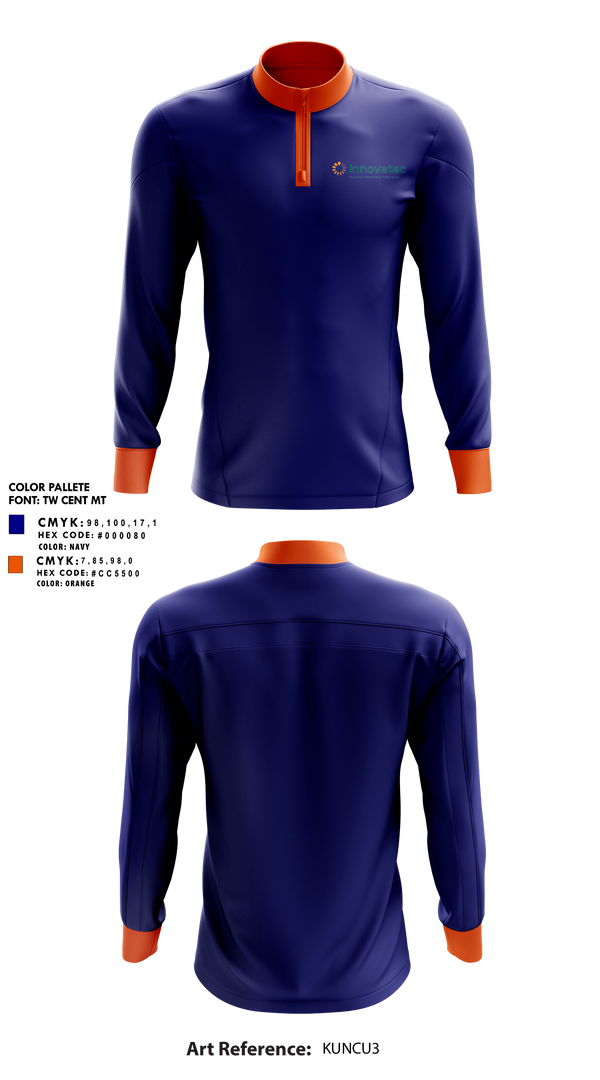 Quarter Zip Jacket, Innovatec, , Teamtime, Team time, sublimation, custom sports apparel, team uniforms, spirit wear, spiritwear, sports uniforms, custom shirts, team store, custom team store, fundraiser sports, apparel fundraiser