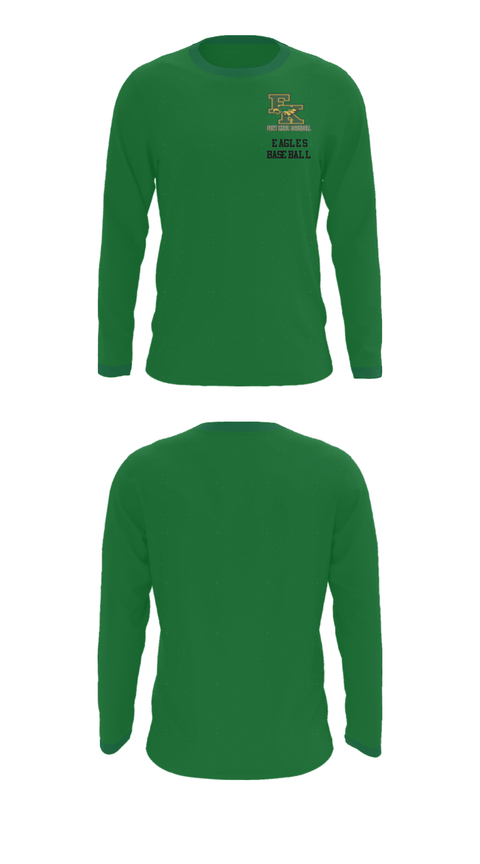 Long Sleeve Performance Shirt, Eagles Baseball, Baseball, Teamtime, Team time, sublimation, custom sports apparel, team uniforms, spirit wear, spiritwear, sports uniforms, custom shirts, team store, custom team store, fundraiser sports, apparel fundraiser