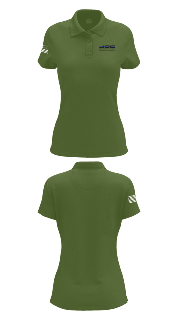 Womens Short Sleeve Performance Polo, JDC PBA, Police, Teamtime, Team time, sublimation, custom sports apparel, team uniforms, spirit wear, spiritwear, sports uniforms, custom shirts, team store, custom team store, fundraiser sports, apparel fundraiser