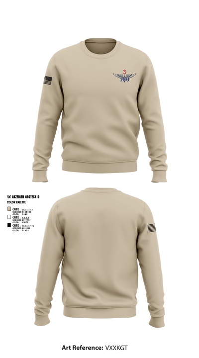 160th Aviation Regiment 25542833 Crew Neck Sweatshirt - 1