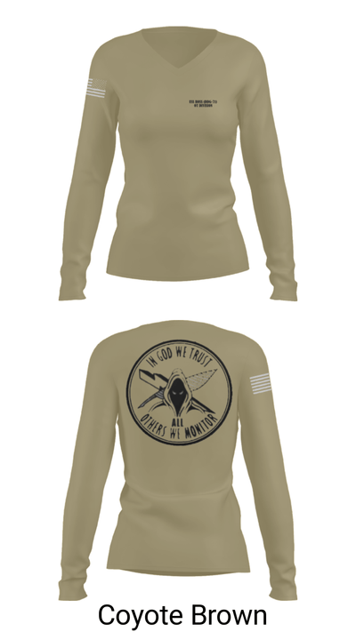 OT Division 43800163 Women's Long Sleeve V-neck Shirt - 16