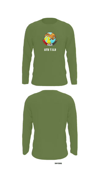 Long Sleeve Performance Shirt, 11th T.S.R, Navy, Teamtime, Team time, sublimation, custom sports apparel, team uniforms, spirit wear, spiritwear, sports uniforms, custom shirts, team store, custom team store, fundraiser sports, apparel fundraiser