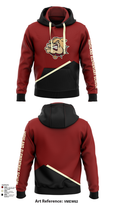 Highland Elementary School 78596819 Hoodie - 111