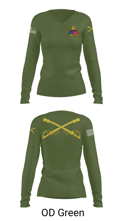 Scouts 94083675 Women's Long Sleeve V-neck Shirt - 31
