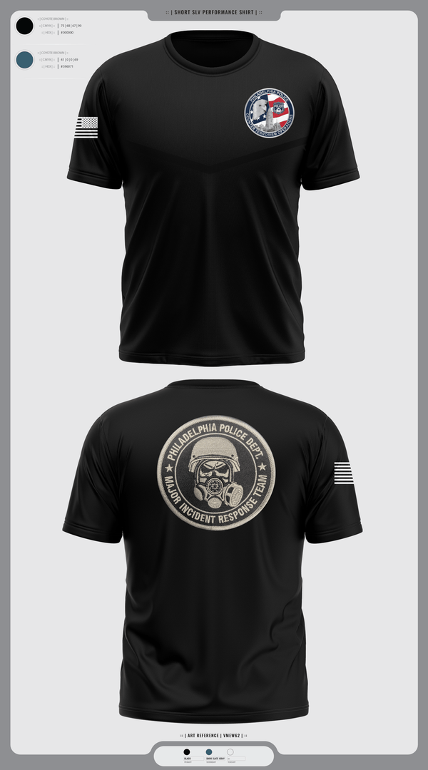 Short Sleeve Performance Shirt, Philadelphia Police Counter Terrorism Operations, Police, Teamtime, Team time, sublimation, custom sports apparel, team uniforms, spirit wear, spiritwear, sports uniforms, custom shirts, team store, custom team store, fundraiser sports, apparel fundraiser