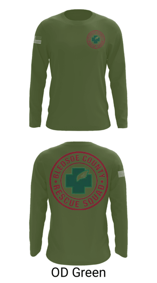 Long Sleeve Performance Shirt, Bledsoe County Rescue Squad, , Teamtime, Team time, sublimation, custom sports apparel, team uniforms, spirit wear, spiritwear, sports uniforms, custom shirts, team store, custom team store, fundraiser sports, apparel fundraiser