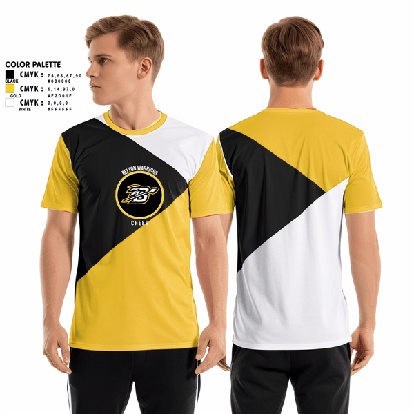 Short Sleeve Performance Shirt, Belton Middle School Warriors Cheer, Cheer, Teamtime, Team time, sublimation, custom sports apparel, team uniforms, spirit wear, spiritwear, sports uniforms, custom shirts, team store, custom team store, fundraiser sports, apparel fundraiser