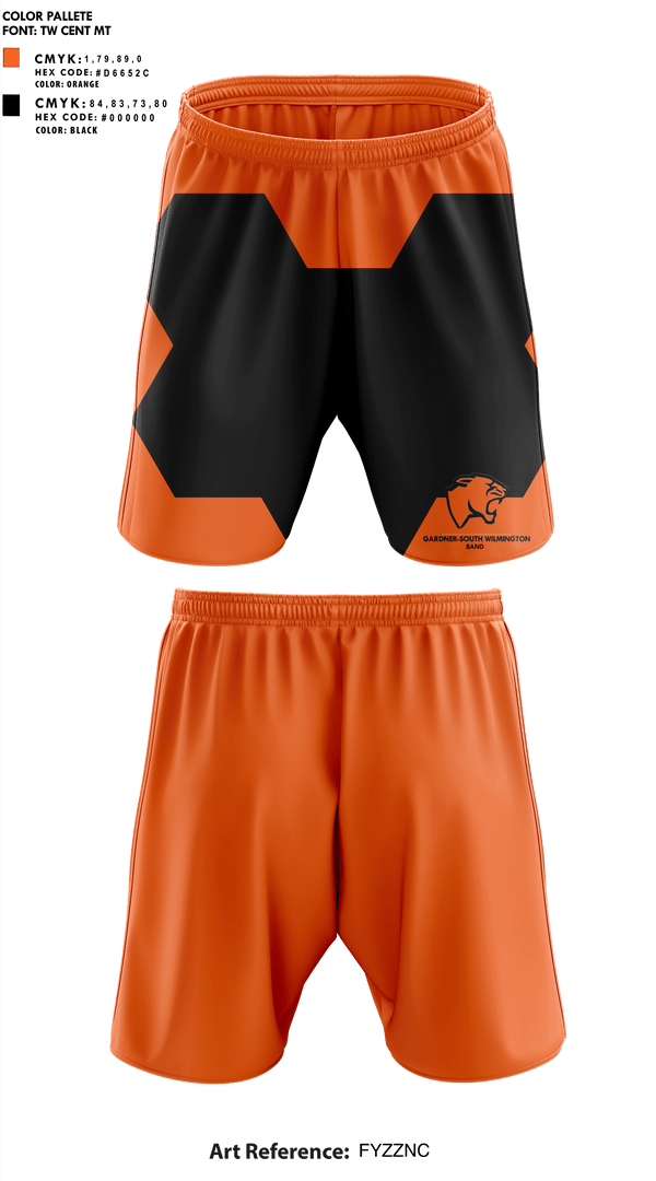 Athletic Shorts With Pockets, Gardner-South Wilmington High School Band, Spirit Store, Teamtime, Team time, sublimation, custom sports apparel, team uniforms, spirit wear, spiritwear, sports uniforms, custom shirts, team store, custom team store, fundraiser sports, apparel fundraiser