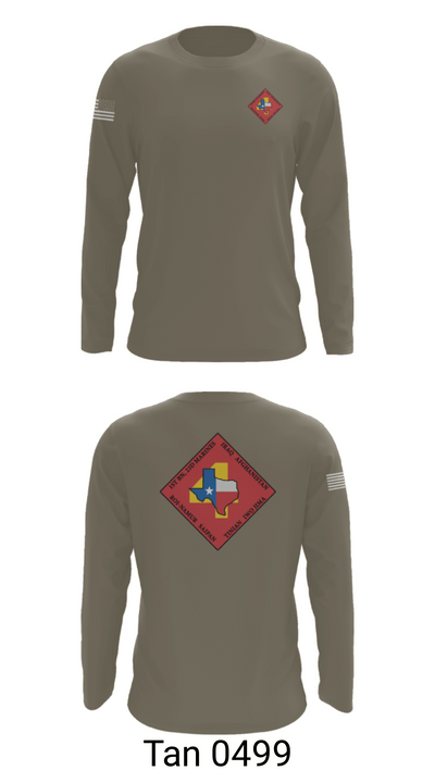 Bravo Bastards 65129777 Long Sleeve Performance Shirt - 66