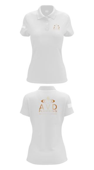 Womens Short Sleeve Performance Polo, Avd plumbing, , Teamtime, Team time, sublimation, custom sports apparel, team uniforms, spirit wear, spiritwear, sports uniforms, custom shirts, team store, custom team store, fundraiser sports, apparel fundraiser