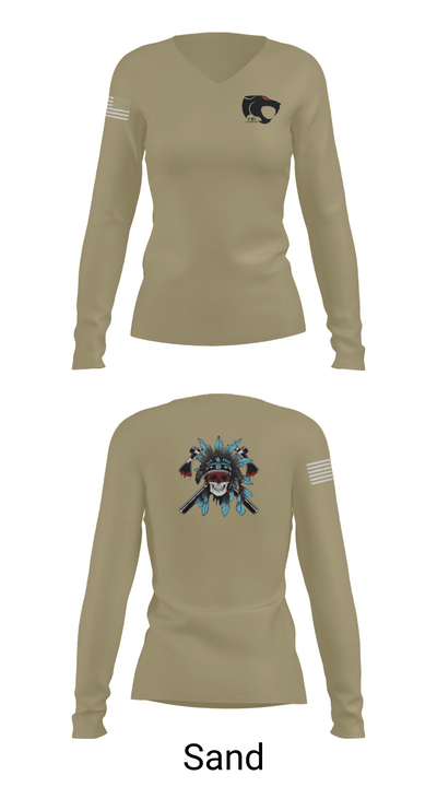 C co 2-87 68739259 Women's Long Sleeve V-neck Shirt - 97