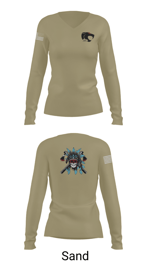 Womens Long Sleeve Vneck Shirt, C co 2-87, , Teamtime, Team time, sublimation, custom sports apparel, team uniforms, spirit wear, spiritwear, sports uniforms, custom shirts, team store, custom team store, fundraiser sports, apparel fundraiser