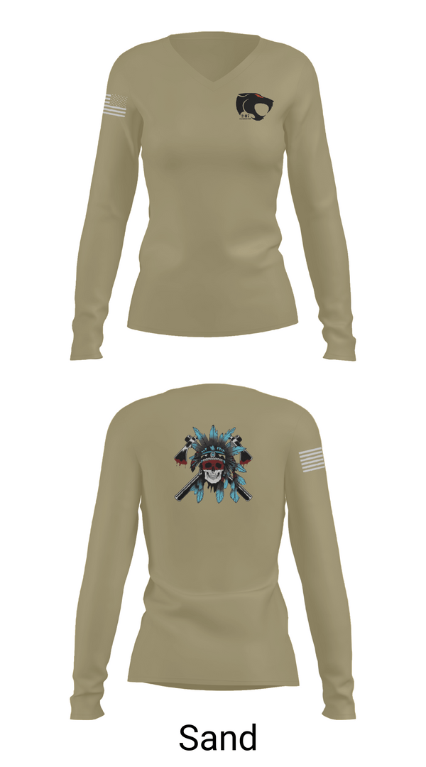 Womens Long Sleeve Vneck Shirt, C co 2-87, , Teamtime, Team time, sublimation, custom sports apparel, team uniforms, spirit wear, spiritwear, sports uniforms, custom shirts, team store, custom team store, fundraiser sports, apparel fundraiser