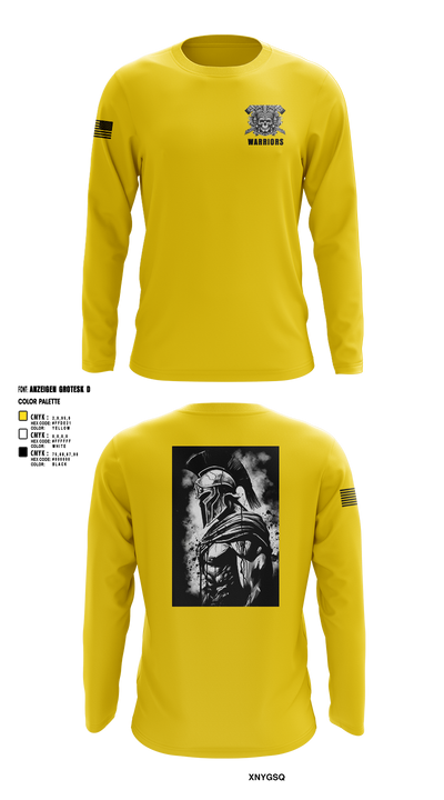 Warriors 28926024 Long Sleeve Performance Shirt 2
