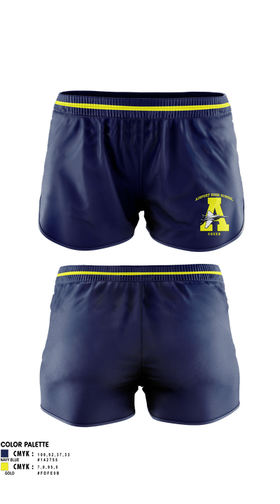 Airport High School Cheer 33792869 Women's Shorts - 1