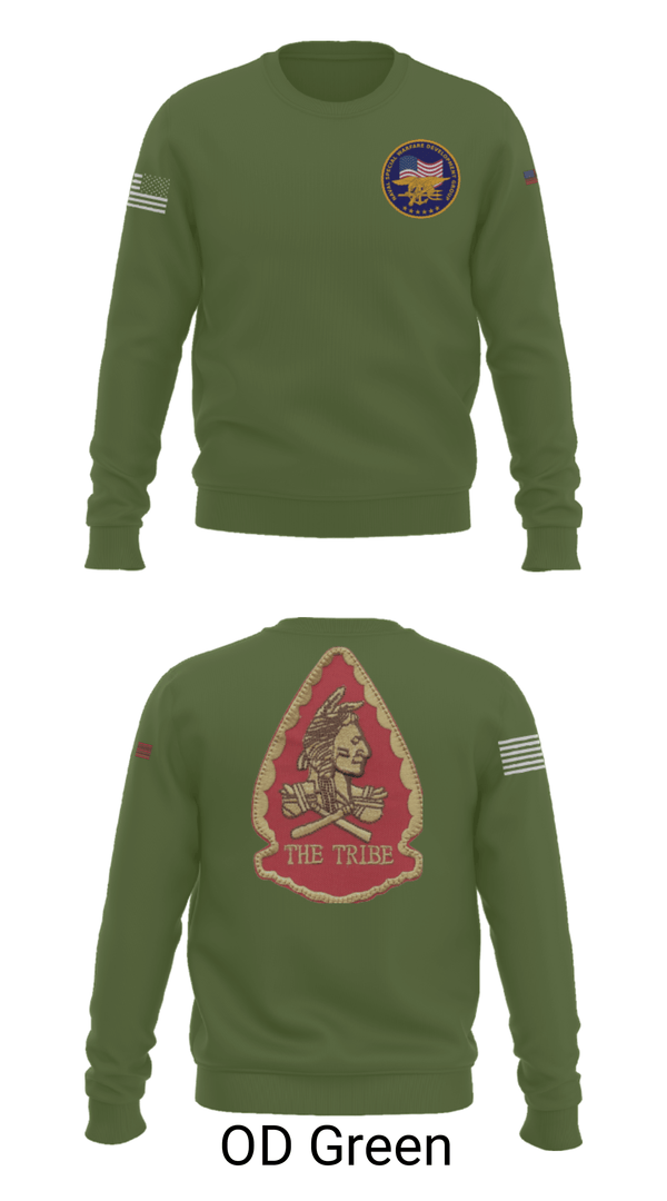 Crew Neck Sweatshirt, Naval Special Warfare Development Group, Navy, Teamtime, Team time, sublimation, custom sports apparel, team uniforms, spirit wear, spiritwear, sports uniforms, custom shirts, team store, custom team store, fundraiser sports, apparel fundraiser