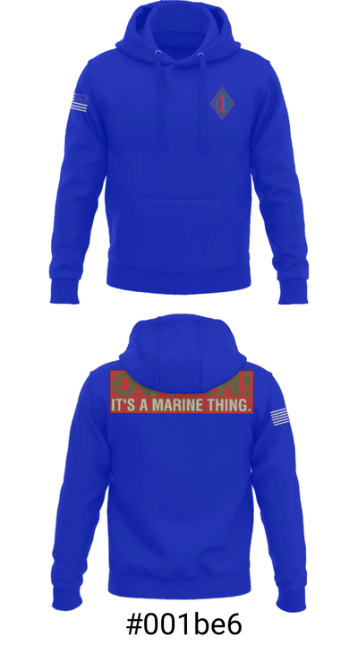 1st Marine Regiment 32808075 Hoodie - 11