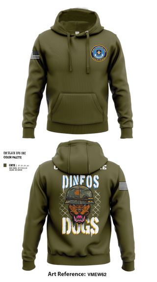 Hoodie, DINFOS, Army, Teamtime, Team time, sublimation, custom sports apparel, team uniforms, spirit wear, spiritwear, sports uniforms, custom shirts, team store, custom team store, fundraiser sports, apparel fundraiser