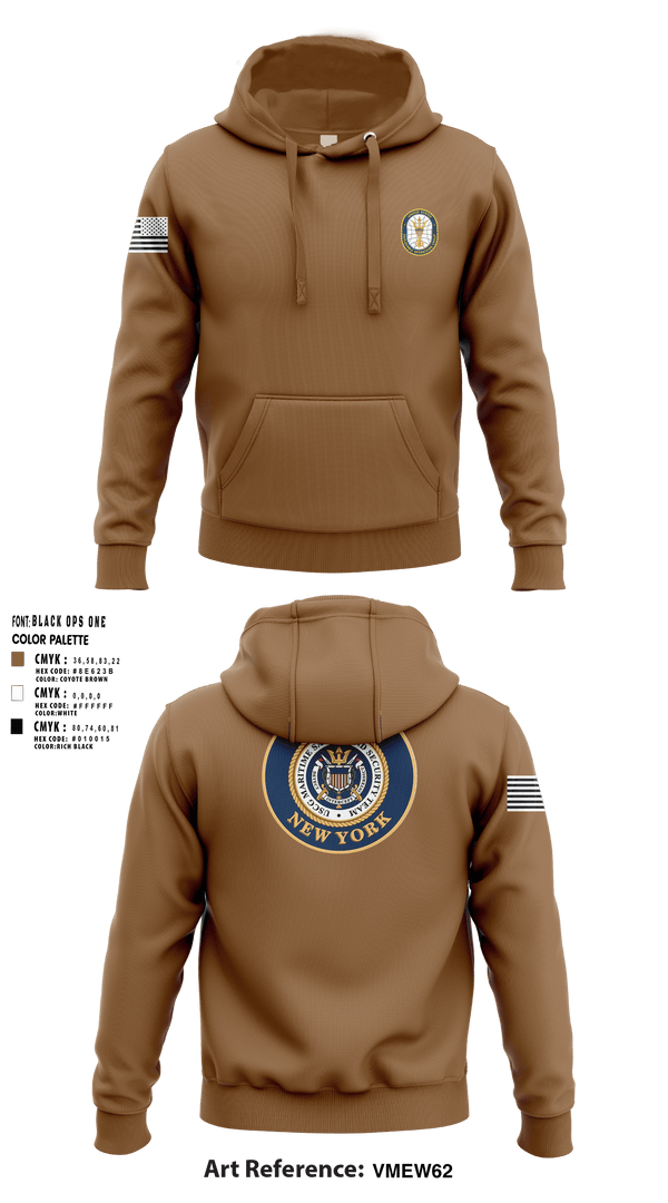 Hoodie, MSST NY, Coast Guard, Teamtime, Team time, sublimation, custom sports apparel, team uniforms, spirit wear, spiritwear, sports uniforms, custom shirts, team store, custom team store, fundraiser sports, apparel fundraiser