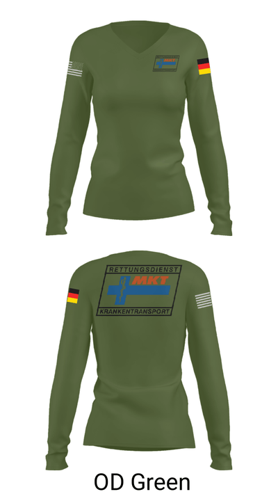 MKT Ingolstadt 59299267 Women's Long Sleeve V-neck Shirt - 57