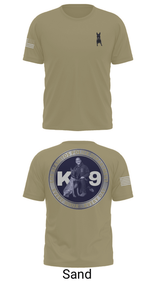 Short Sleeve Performance Shirt, Los Alamitos Police K9, Police, Teamtime, Team time, sublimation, custom sports apparel, team uniforms, spirit wear, spiritwear, sports uniforms, custom shirts, team store, custom team store, fundraiser sports, apparel fundraiser