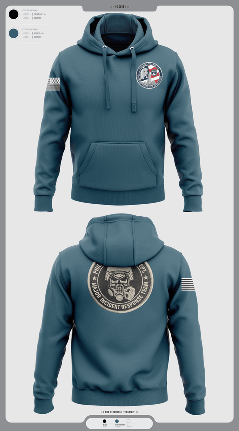 Hoodie, Philadelphia Police Counter Terrorism Operations, Police, Teamtime, Team time, sublimation, custom sports apparel, team uniforms, spirit wear, spiritwear, sports uniforms, custom shirts, team store, custom team store, fundraiser sports, apparel fundraiser