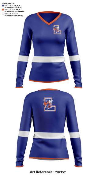 Womens Long Sleeve Vneck Shirt, Lexington Senior High School Cheer, Cheer, Teamtime, Team time, sublimation, custom sports apparel, team uniforms, spirit wear, spiritwear, sports uniforms, custom shirts, team store, custom team store, fundraiser sports, apparel fundraiser
