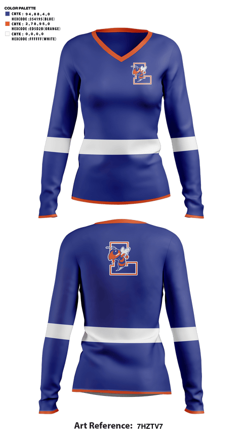 Womens Long Sleeve Vneck Shirt, Lexington Senior High School Cheer, Cheer, Teamtime, Team time, sublimation, custom sports apparel, team uniforms, spirit wear, spiritwear, sports uniforms, custom shirts, team store, custom team store, fundraiser sports, apparel fundraiser