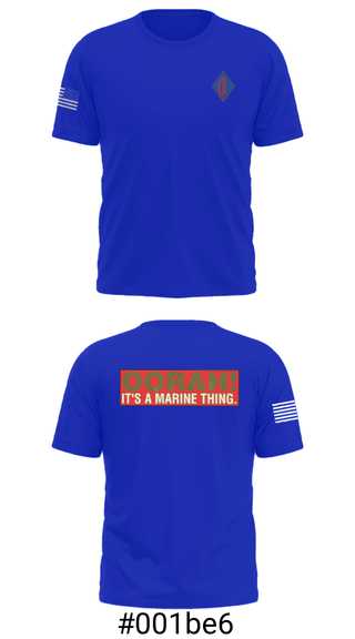 Old School Cotton Feel Shirt, 1st Marine Regiment, Marines, Teamtime, Team time, sublimation, custom sports apparel, team uniforms, spirit wear, spiritwear, sports uniforms, custom shirts, team store, custom team store, fundraiser sports, apparel fundraiser