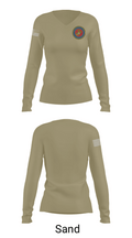 189/34th unit 69510523 Women's Long Sleeve V-neck Shirt - 97