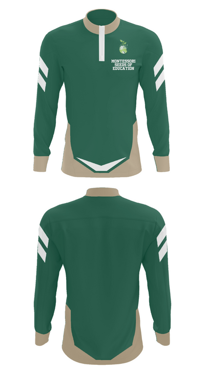 Montessori Seeds Of Education 51298826 Quarter Zip Jacket - 27