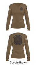 153 SFS 68051752 Women's Long Sleeve V-neck Shirt - 10