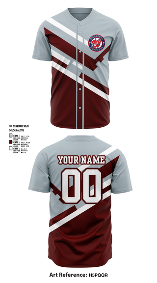 Full Button Baseball Jersey, Warriors, Baseball, Teamtime, Team time, sublimation, custom sports apparel, team uniforms, spirit wear, spiritwear, sports uniforms, custom shirts, team store, custom team store, fundraiser sports, apparel fundraiser