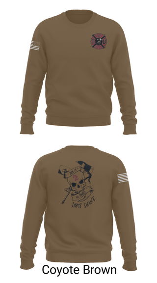 Crew Neck Sweatshirt, 386th ECES/CEF, Fire Department, Teamtime, Team time, sublimation, custom sports apparel, team uniforms, spirit wear, spiritwear, sports uniforms, custom shirts, team store, custom team store, fundraiser sports, apparel fundraiser