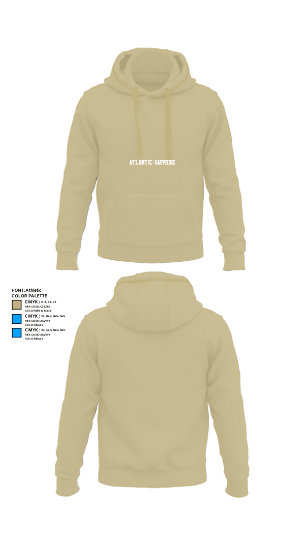 Hoodie, atlantic sapphire, , Teamtime, Team time, sublimation, custom sports apparel, team uniforms, spirit wear, spiritwear, sports uniforms, custom shirts, team store, custom team store, fundraiser sports, apparel fundraiser
