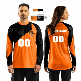 Long Sleeve Performance Shirt, South View High School Volleyball, Men's Volleyball, Teamtime, Team time, sublimation, custom sports apparel, team uniforms, spirit wear, spiritwear, sports uniforms, custom shirts, team store, custom team store, fundraiser sports, apparel fundraiser