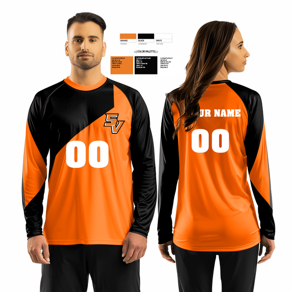 Long Sleeve Performance Shirt, South View High School Volleyball, Men's Volleyball, Teamtime, Team time, sublimation, custom sports apparel, team uniforms, spirit wear, spiritwear, sports uniforms, custom shirts, team store, custom team store, fundraiser sports, apparel fundraiser