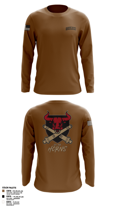 BRAVO BULLS 37560351 Long Sleeve Performance Polo - 1