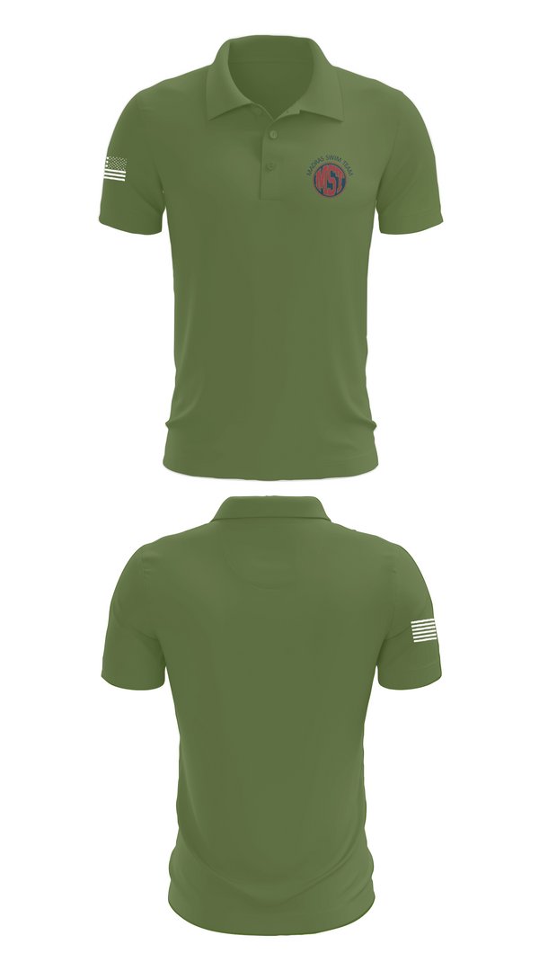 Short Sleeve Performance Polo, Madras High School Swimming, Swimming, Teamtime, Team time, sublimation, custom sports apparel, team uniforms, spirit wear, spiritwear, sports uniforms, custom shirts, team store, custom team store, fundraiser sports, apparel fundraiser