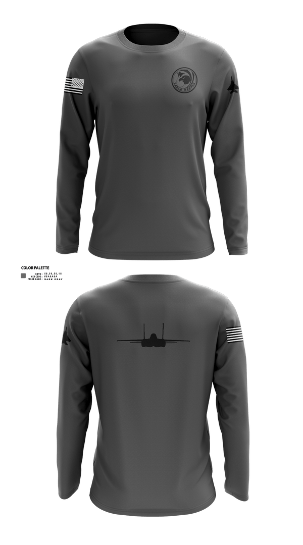 Long Sleeve Performance Shirt, Strike Eagle Keeper, Air Force, Teamtime, Team time, sublimation, custom sports apparel, team uniforms, spirit wear, spiritwear, sports uniforms, custom shirts, team store, custom team store, fundraiser sports, apparel fundraiser